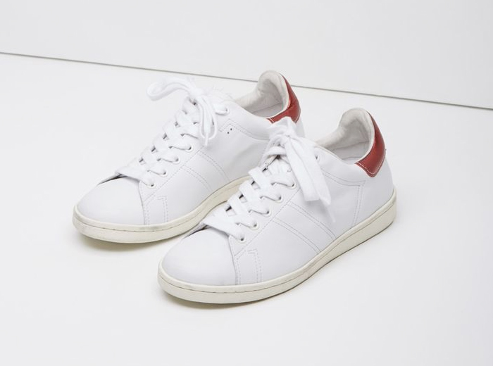 Women's Beth Leather Sneakers In White | Isabel Marant PT