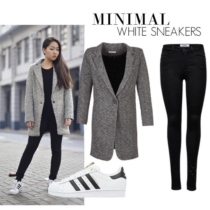 Fonkelnieuw How to wear: White sneakers NX-88