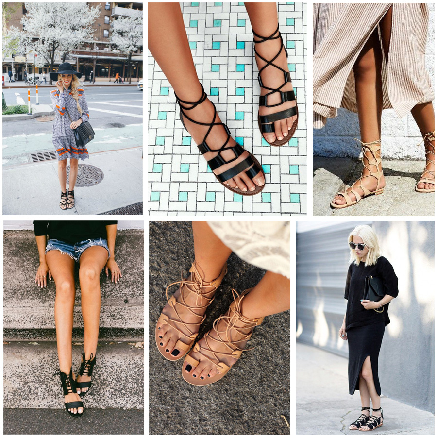 lace-up sandals